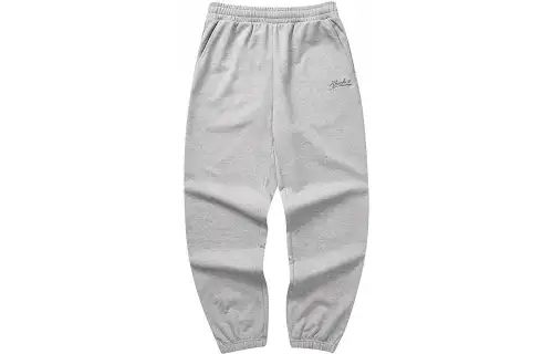 Skechers Colorful Knitted Sweatpants Women's Medium Heather Gray