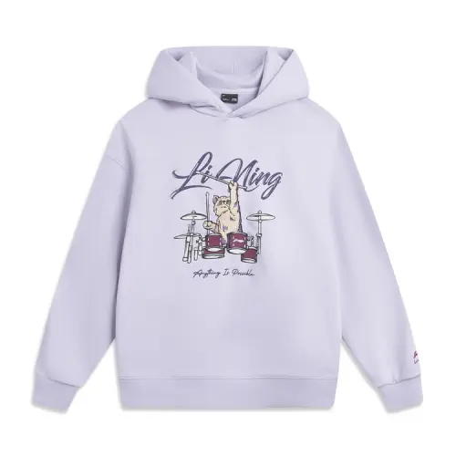 Li Ning Sports Life Collection Sweatshirt Women's Sea Salt Purple