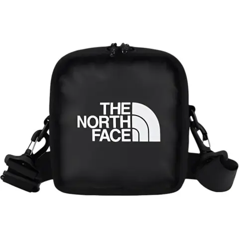 THE NORTH FACE 2.5L Crossbody One Shoulder Outdoor Bag PVC Pure Black Unisex