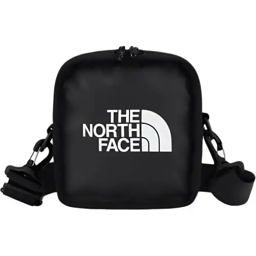 THE NORTH FACE 2.3L Crossbody One Shoulder Outdoor Bag PVC Pure Black Unisex