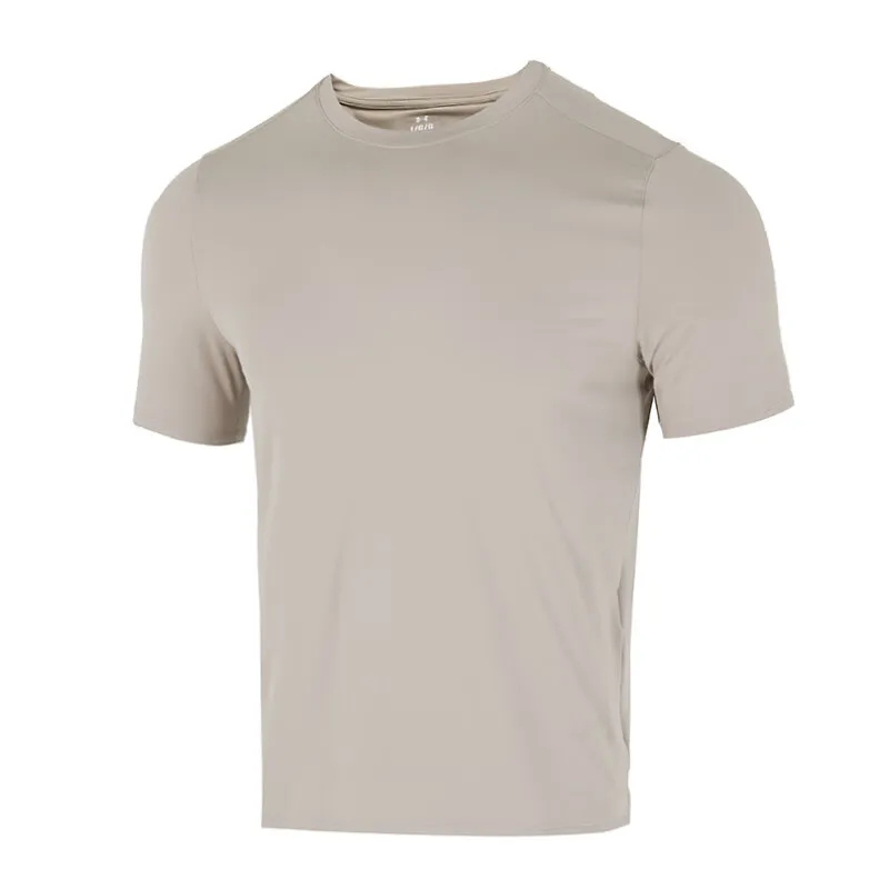 Under Armour T-Shirts Men's Khaki Crew Neck Moderate