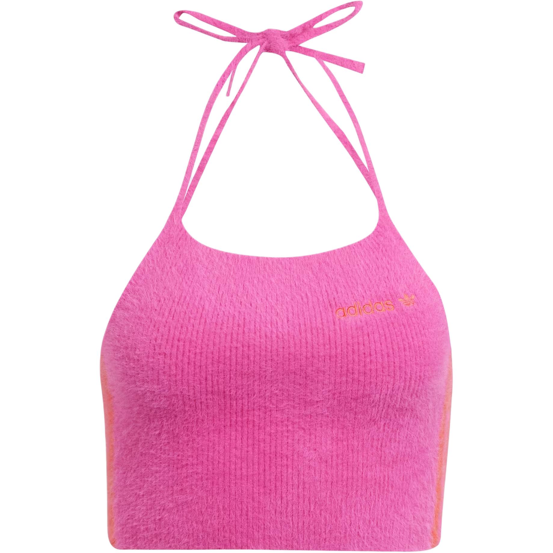 Adidas Originals Fluffy Knitted Halter Top