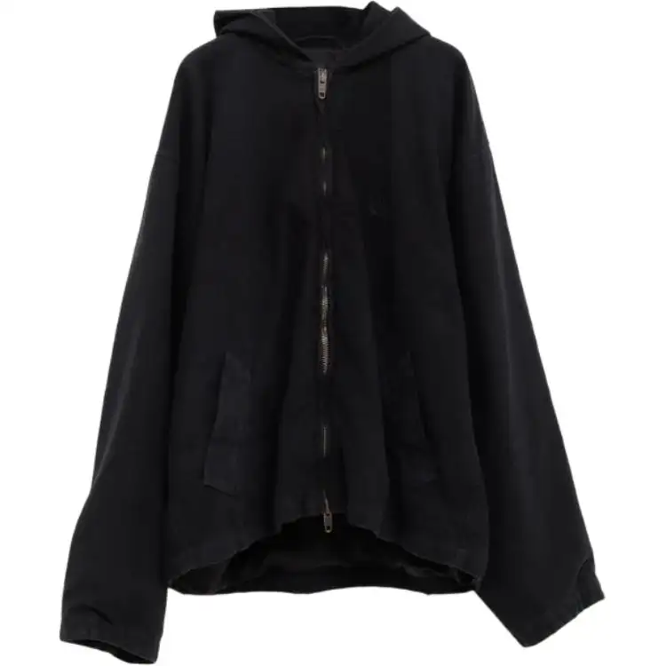 Balenciaga Logo Motif Zip-Up Jacket