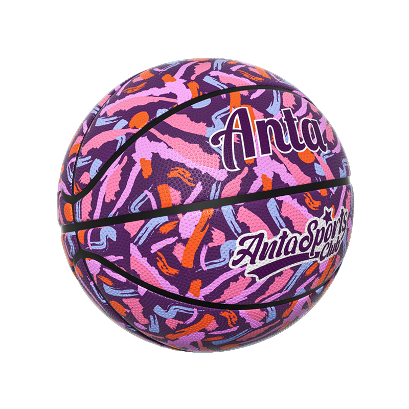 Anta China Mainland Version Rubber Basketball Purple Training Competition Unisex