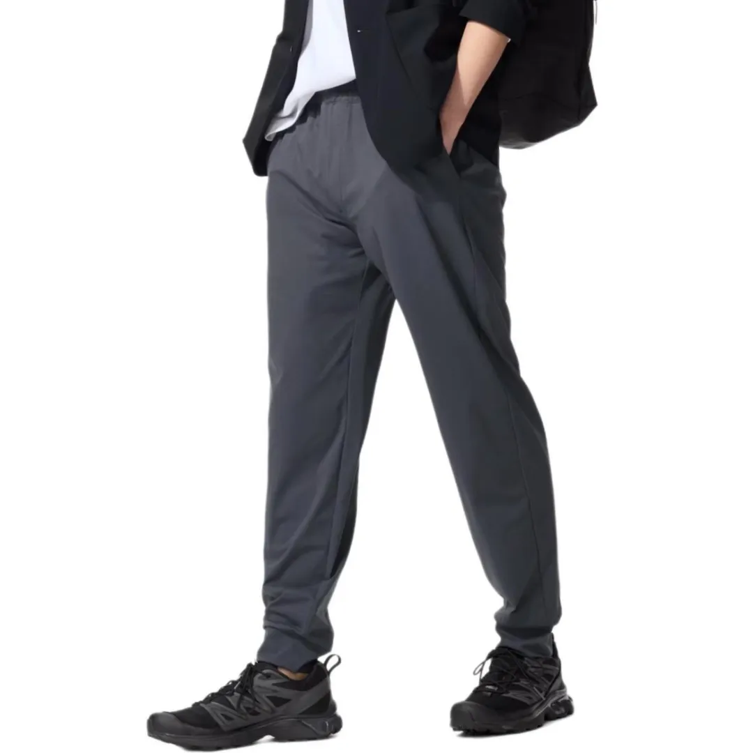 UNIQLO Knitted Sweatpants Men's Dark Gray