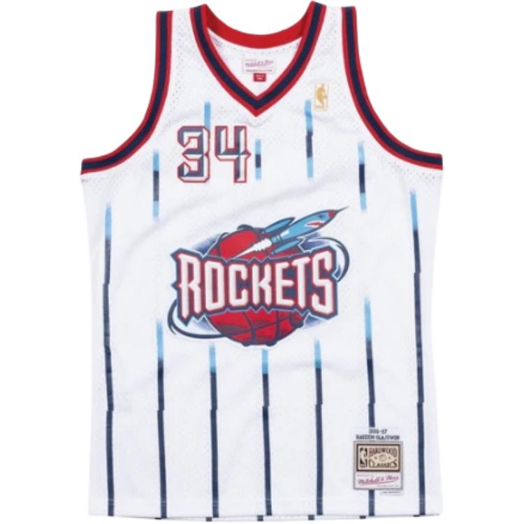 Mitchell & Ness Houston Rockets 1996 97 Hakeem Olajuwon Swingman Jersey