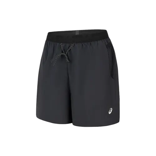 ASICS Sports Shorts Women's Black Moderate Woven Shorts