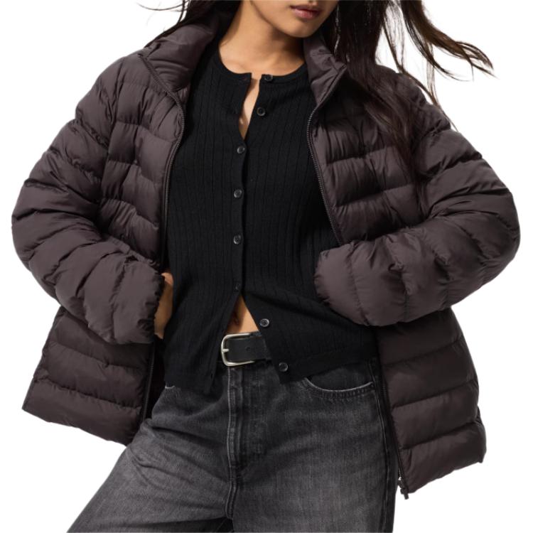 Женская куртка UNIQLO (коричневая)