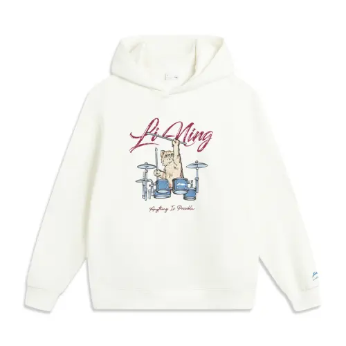 Li Ning Sports Life Collection Sweatshirt Women's Ivory