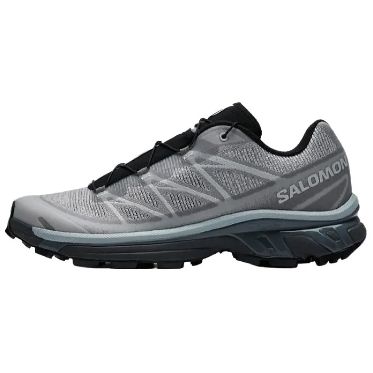 SALOMON XT 6 SHADOW Breathable Support Low top Outdoor Shoes Unisex Roland Gray