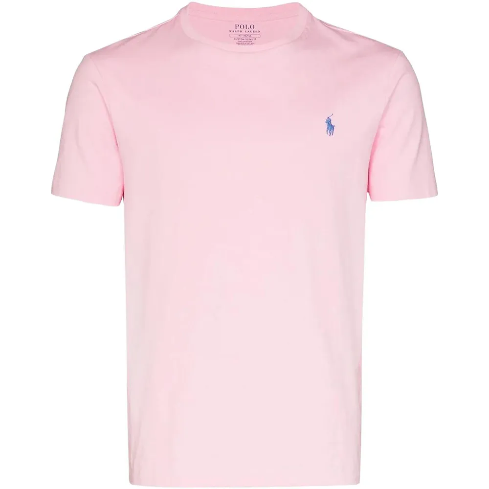 Polo Ralph Lauren SS22 T Shirt Custom Slim Fit Men's Pink