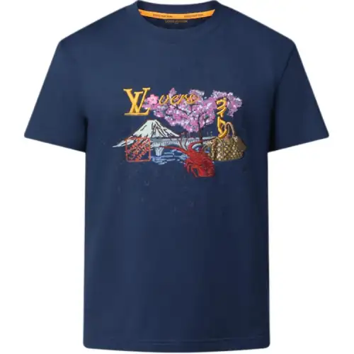 LOUIS VUITTON Embroidered T Shirt