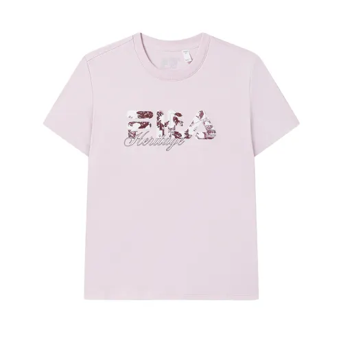 FILA Heritage T Shirt Women's Frost Purple