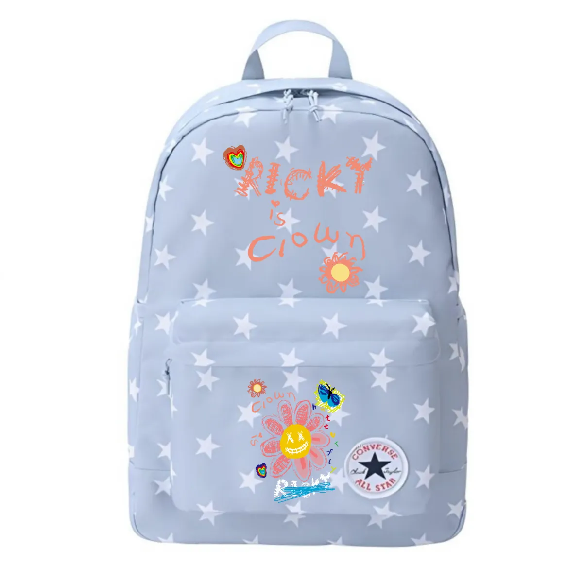 Converse Polyester Backpack Regular Unisex Light Haze Blue