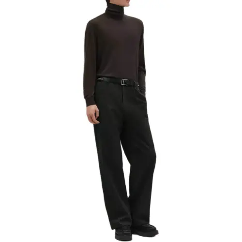 HERMES Casual Pants Men's Black Moderate Other