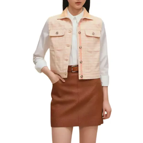 HERMES Tattersalls FW25 Vest Women's