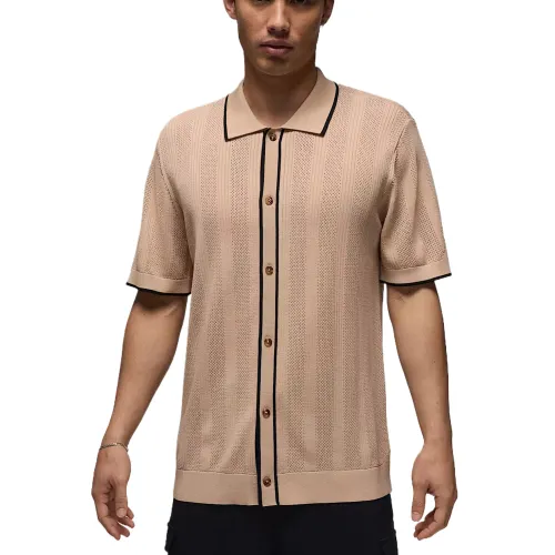 Jordan Sport ​Men’s Knit Button-Down Golf Top