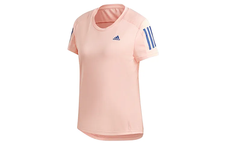 Adidas Running T Shirt Women's Coral Pink