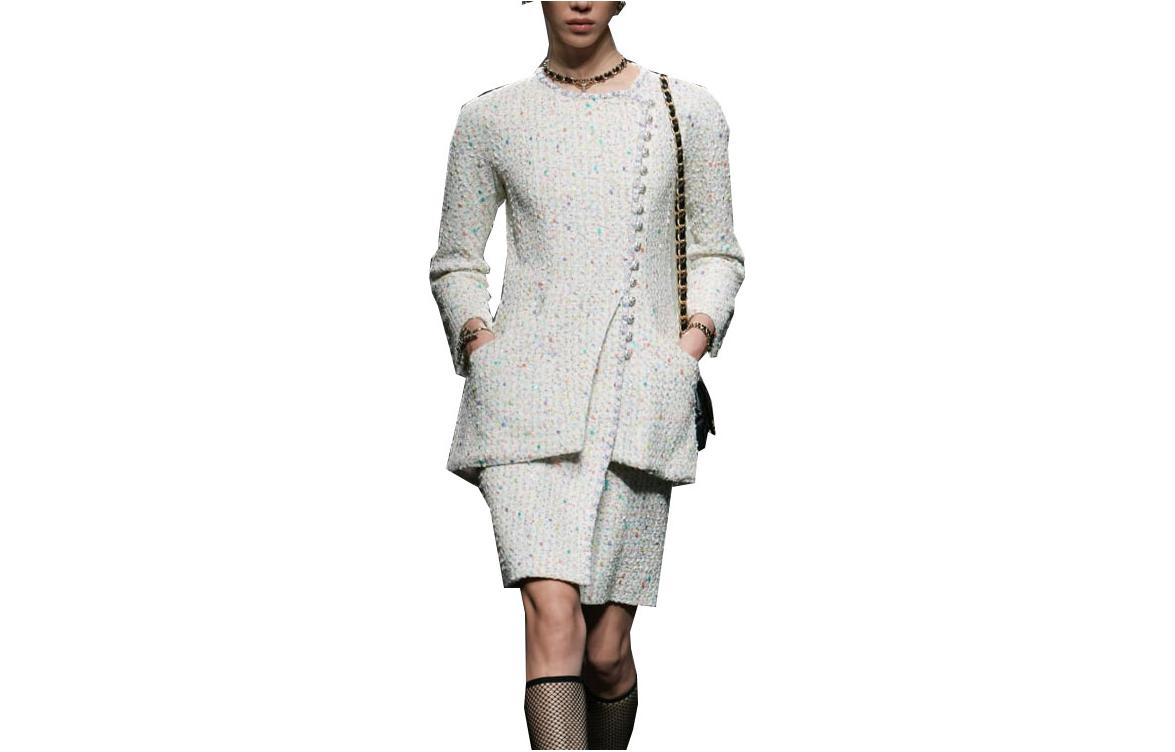 Женское пальто Chanel (белое)