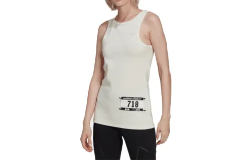 Adidas Originals Blue Tank Tops Women's White