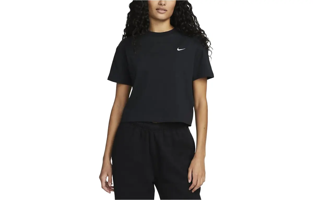 Nike Women's NikeLab Solo Swoosh Tee Black