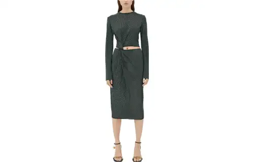 Bottega Veneta FW22 Long Sleeved Dress Women's