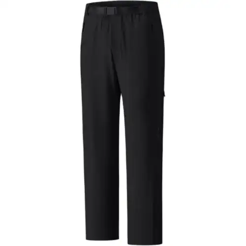 ANTA Casual Pants Men's Black Moderate Straight Fit Pants