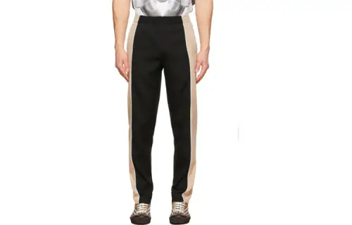 Burberry Knitted Sweatpants Men's Black