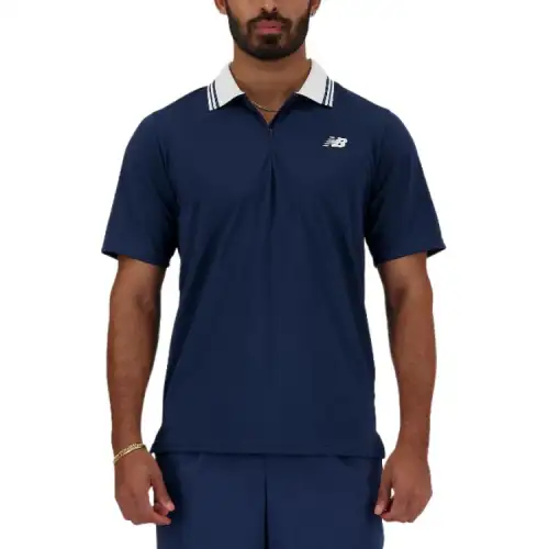 New Balance Polo Shirt Men's Marine Blue