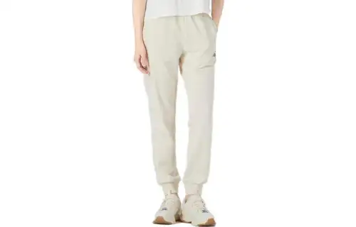 Skechers Funny Monster Knitted Sweatpants Women's White Moderate Cuffed Pants
