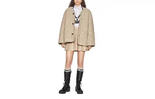 DIOR Casual Short Skirts Women's Beige