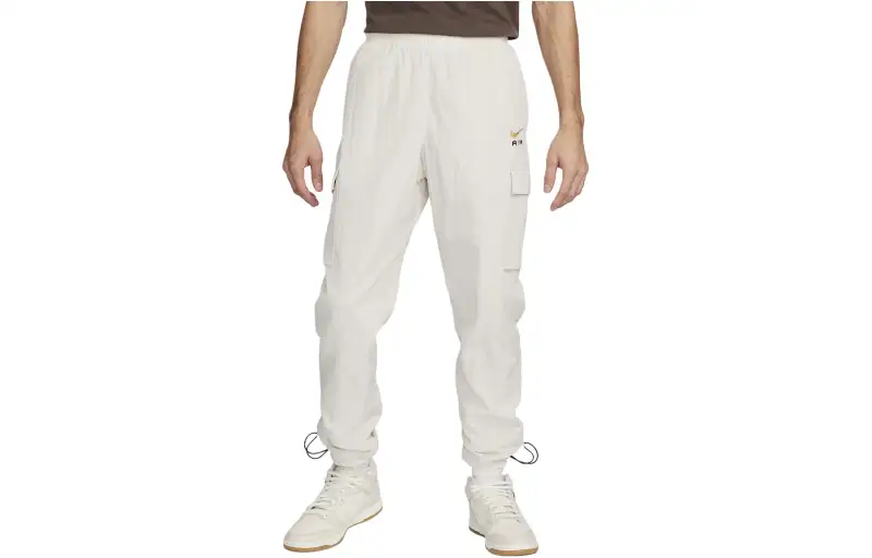 Nike Air Knitted Sweatpants Men's Ivory White