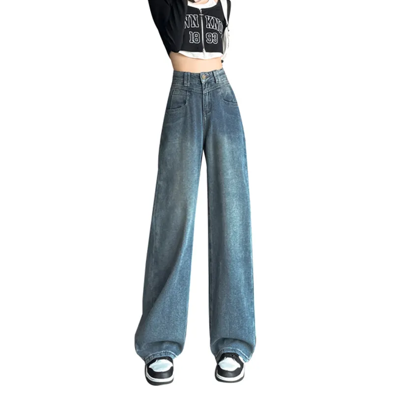 HELEH Jeans Women's Moderate Wide Leg Pants