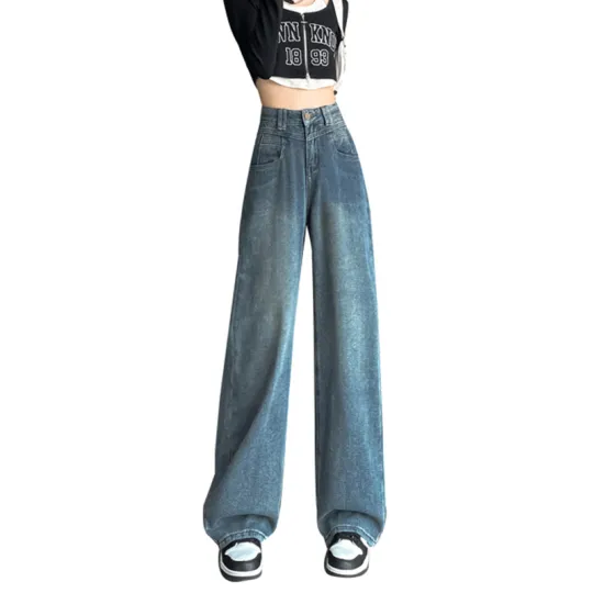 HELEH Jeans Women's Moderate Wide Leg Pants