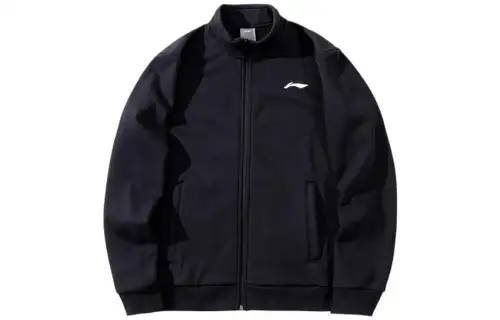 Li Ning Jackets Unisex Black Stand Collar Moderate Other