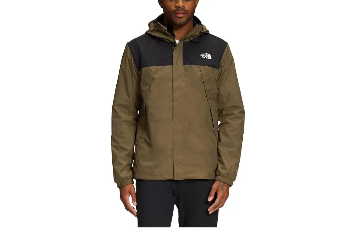 THE NORTH FACE Antora Outdoor Hiking Waterproof Windproof Breathable Thermal Windbreaker Jacket Men's Black