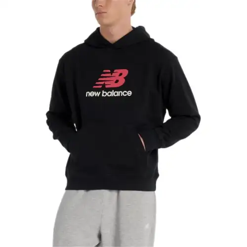 New Balance logo french-terry hoodie