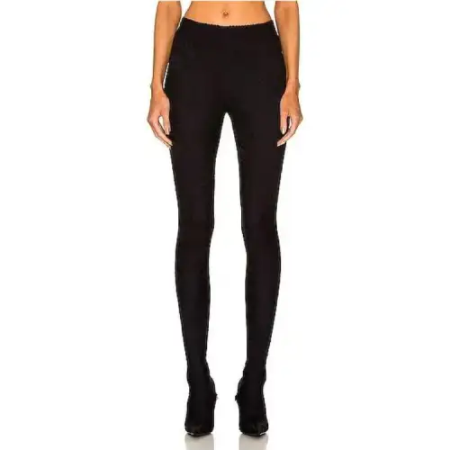 Balenciaga SS22 Leggings Women's Black