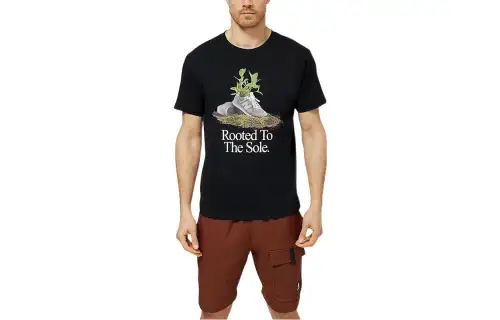New Balance Rooted To The Sole T Shirt Men's Black