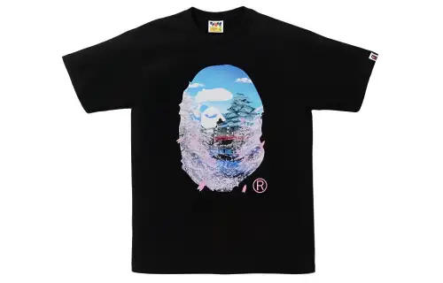 Bape Sakura Photo Ape Head Ii Tee