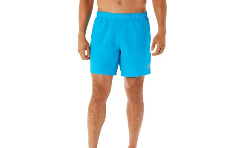 Asics Casual Shorts Men's Island Blue/Performance Black