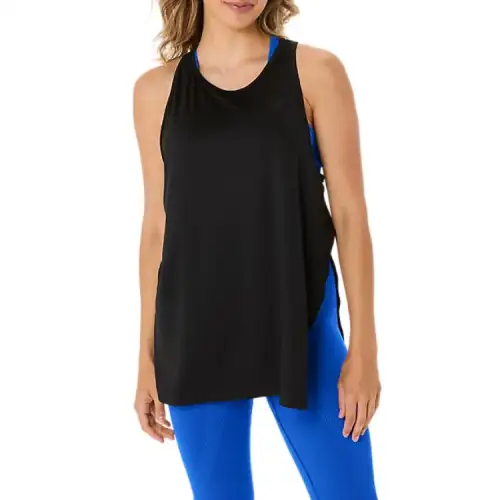 ASICS Tank Tops Women's Black Crew Neck Moderate Other