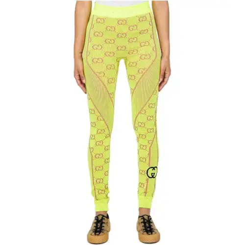 GUCCI Leggings Women's Yellow