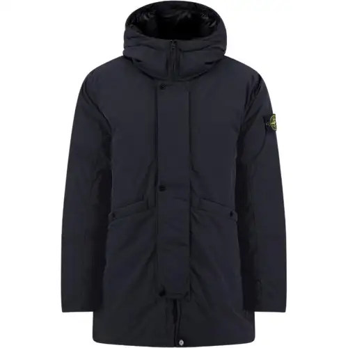 STONE ISLAND Logo Patch Hooded Jacket