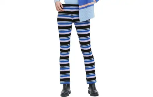 UNIQLO Casual Pants Women's Royal Blue Moderate Flared Pants