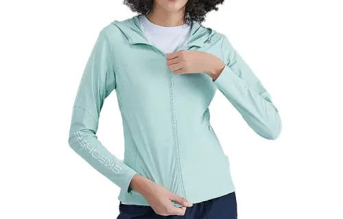 Skechers Sun Protection Clothing Women's Harbor Gray Moderate