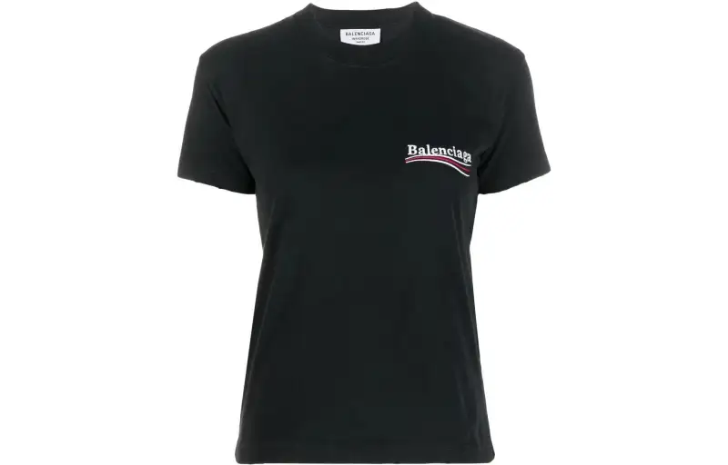 Balenciaga logo-embroidered T-shirt