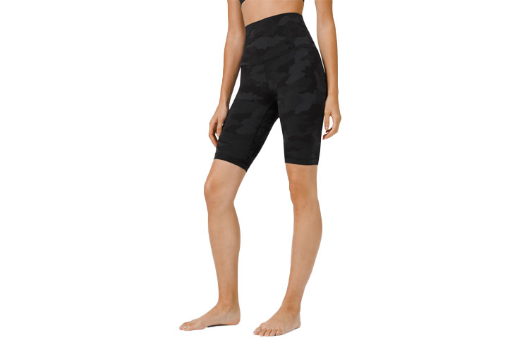 Lululemon Align Casual Shorts Women’s Camouflage Deep Carbon Multicolor