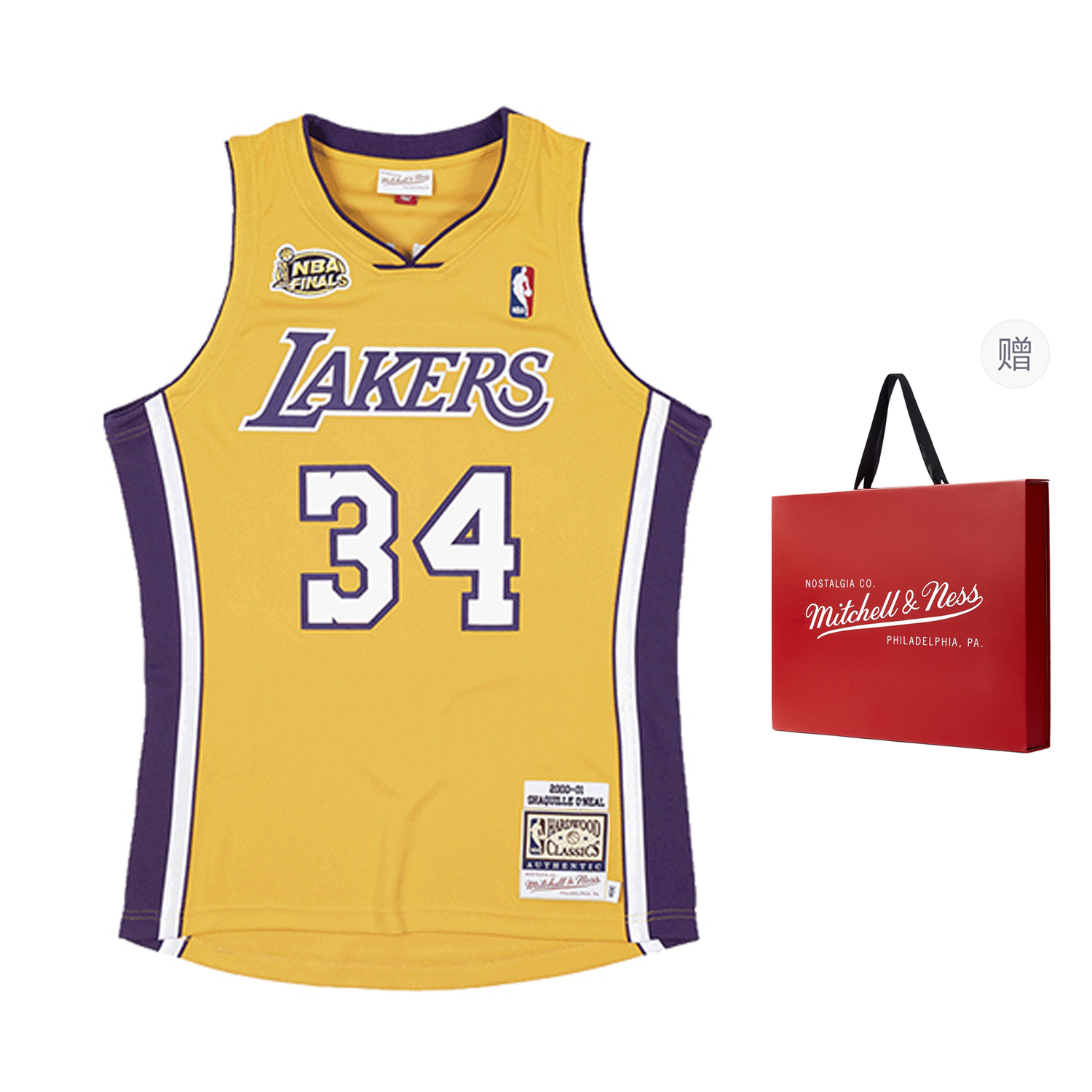 Mitchell Ness «LA Lakers 00 Shaquille O’Neal» Authentic jersey vest top