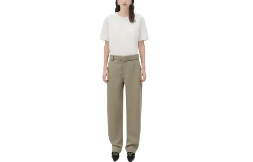 Bottega Veneta Bottega Veneta SS23 Casual Pants Women's Travertine Green